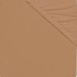 Drap housse 75 x 95 cm jersey pour tapis de parc biscuit