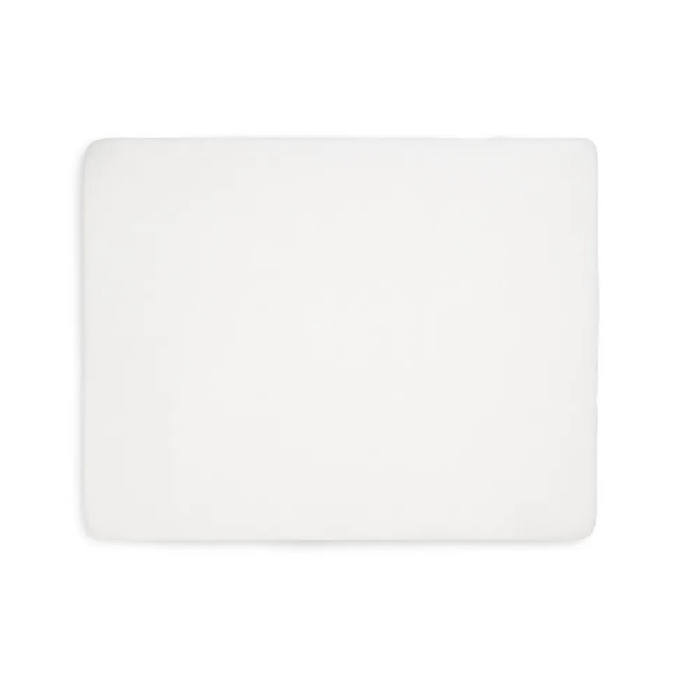 Drap housse 75 x 95 cm jersey pour tapis de parc white