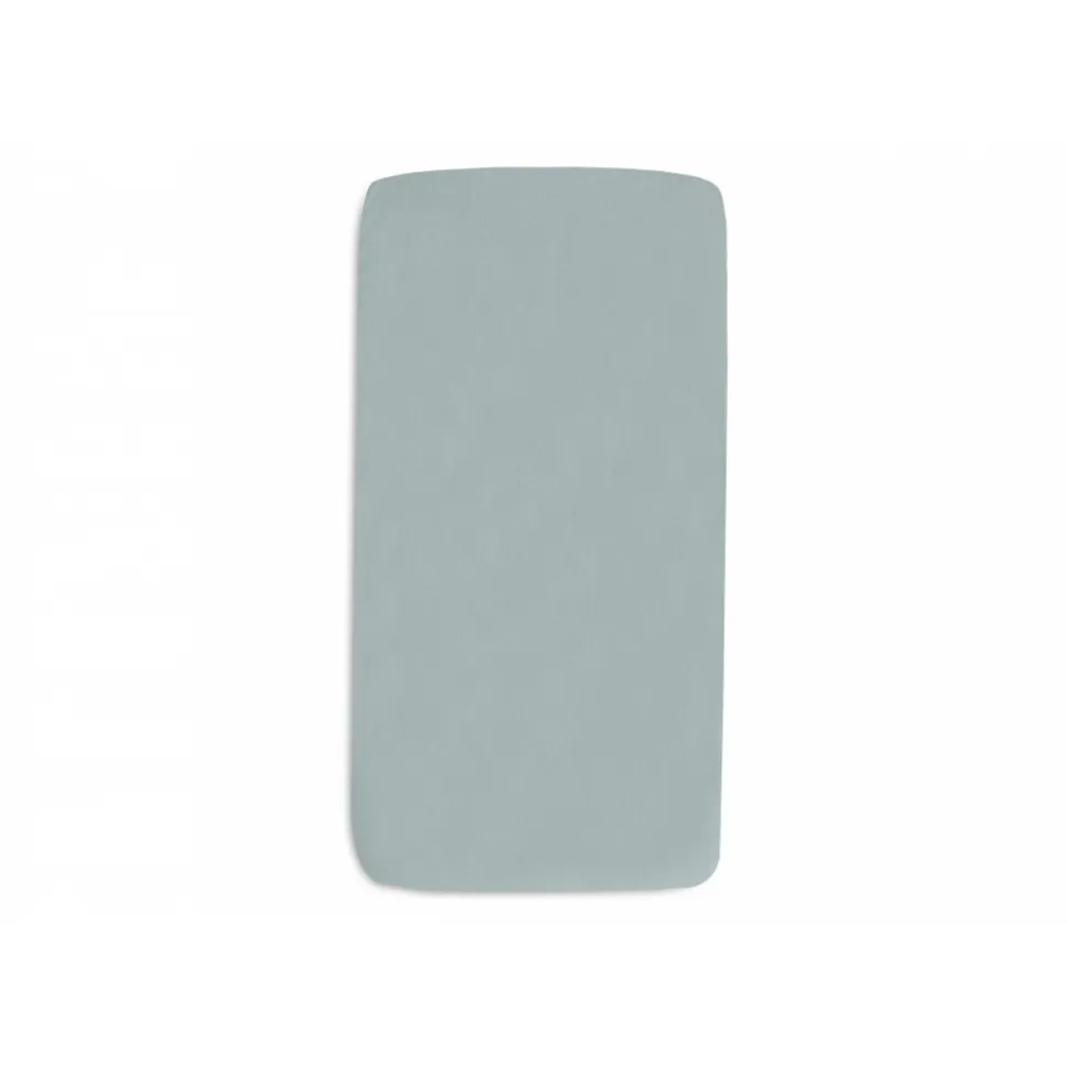 Drap housse 60x120 cm jersey sea green