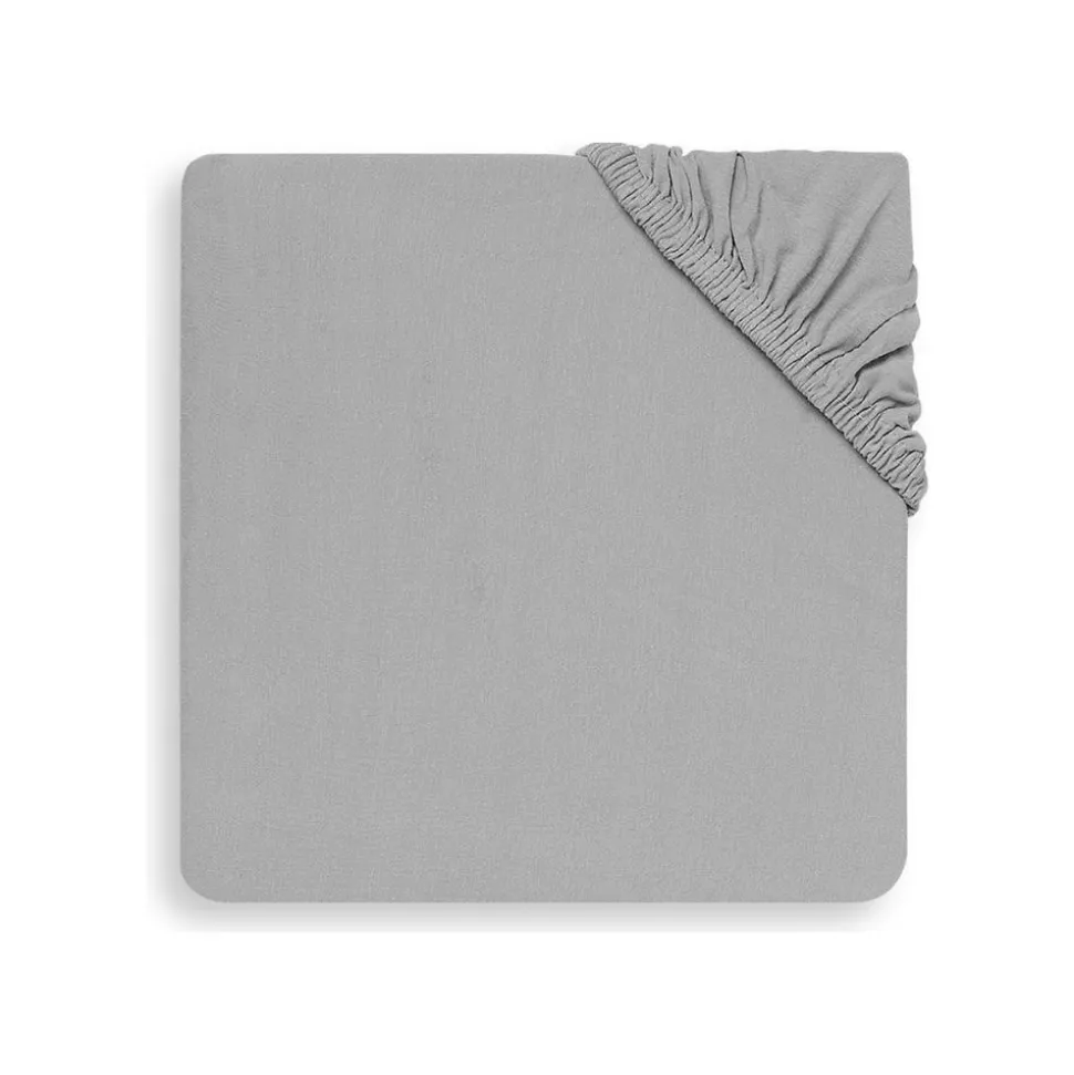 Drap housse 70x140 cm jersey soft grey