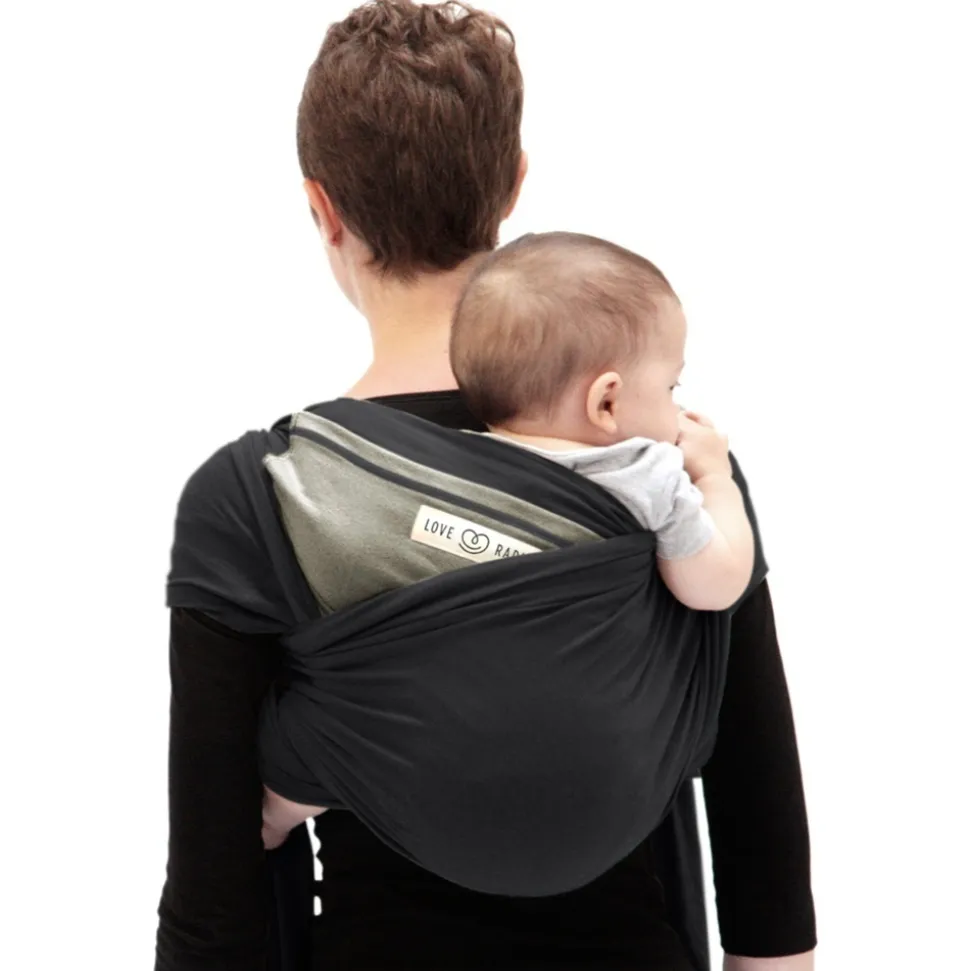 Echarpe de portage l'originale anthracite, olive