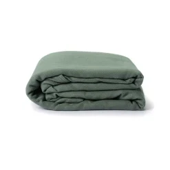 Echarpe de portage tissée vert eucalyptus