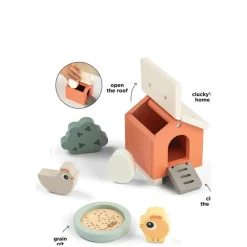 Ensemble de jeu tiny farm clucky
