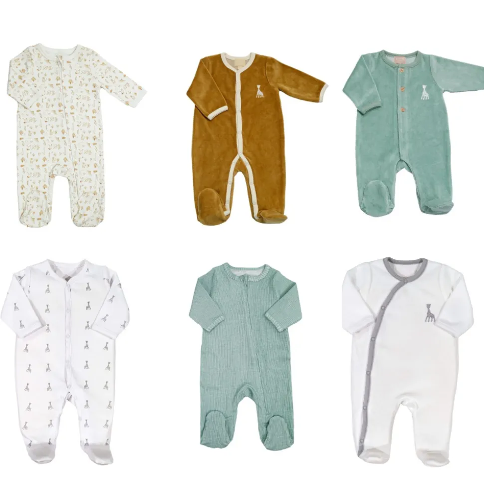 Ensemble de naissance 6 pyjamas 3 mois