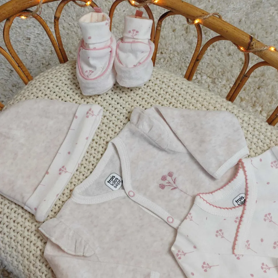 Ensemble naissance 6 pièces fille