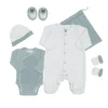 Ensemble naissance 6 pièces 1 mois - sauge