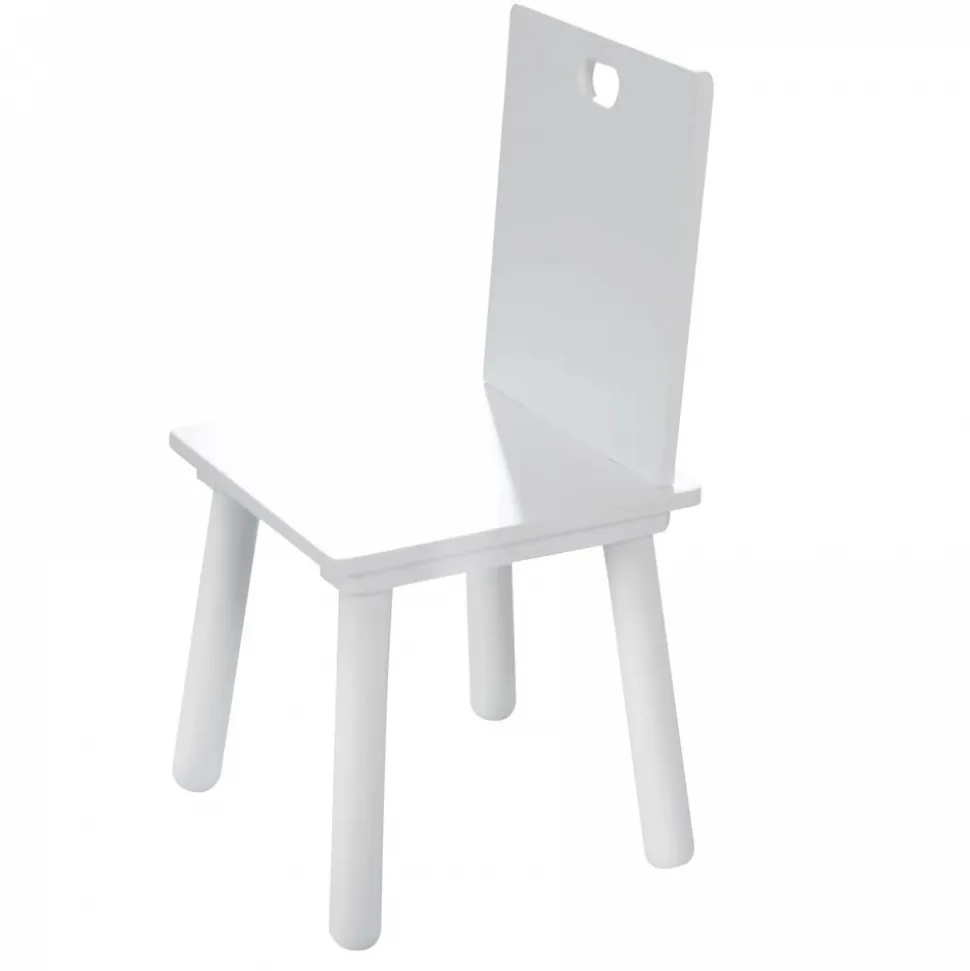 Ensemble table et chaises enfant blanc