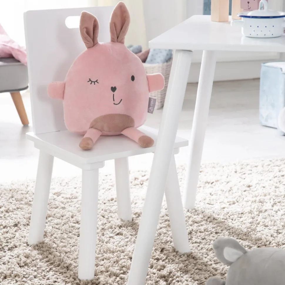 Ensemble table et chaises enfant blanc