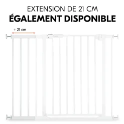 Extension pour barrière de sécurité 9 cm white