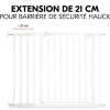 Extension pour barrière de sécurité 21 cm black