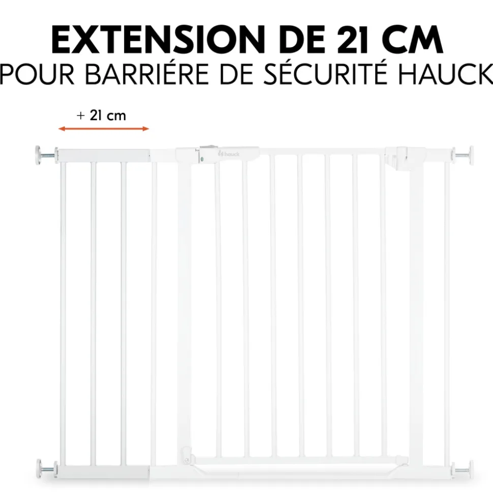 Extension pour barrière de sécurité 21 cm black