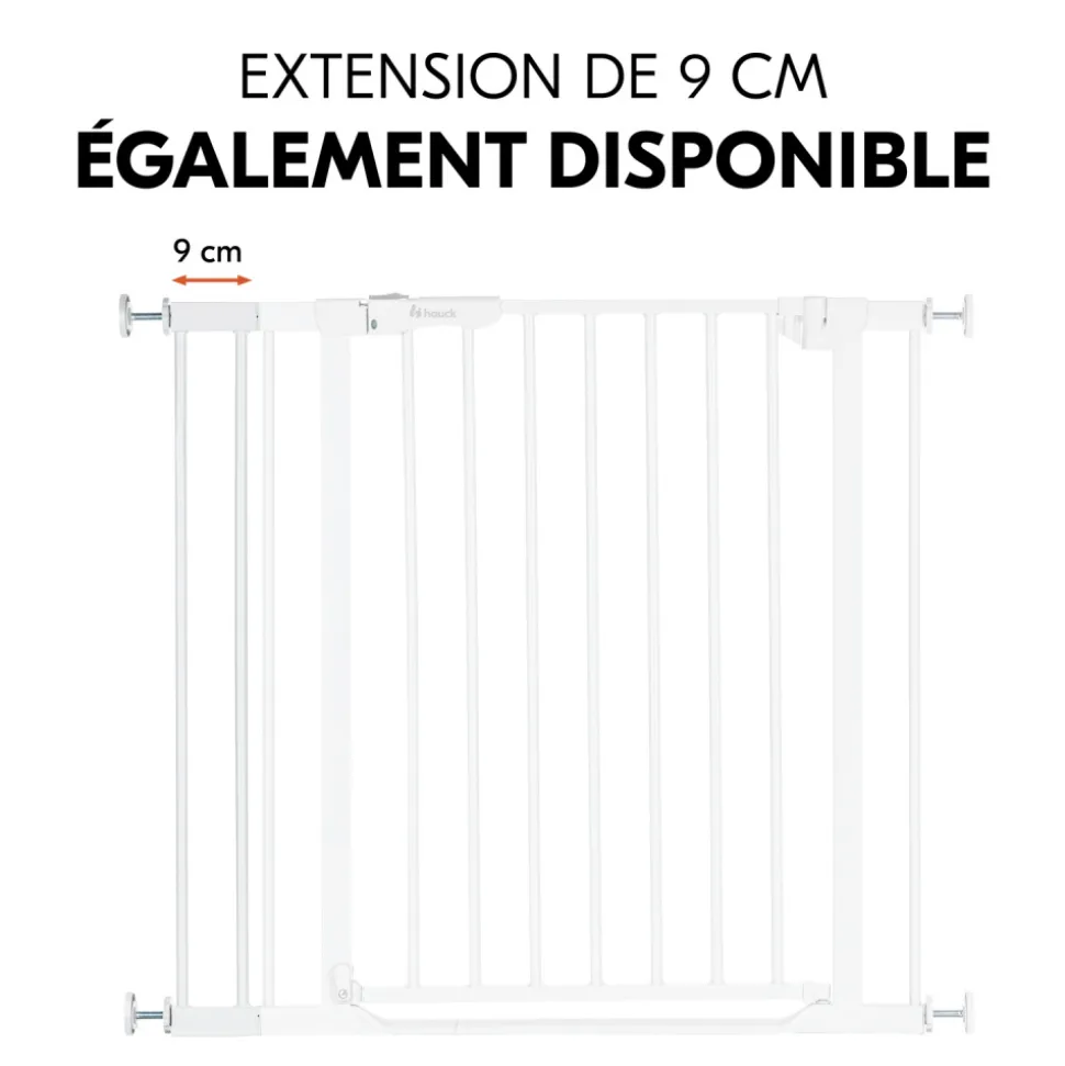 Extension pour barrière de sécurité 21 cm black