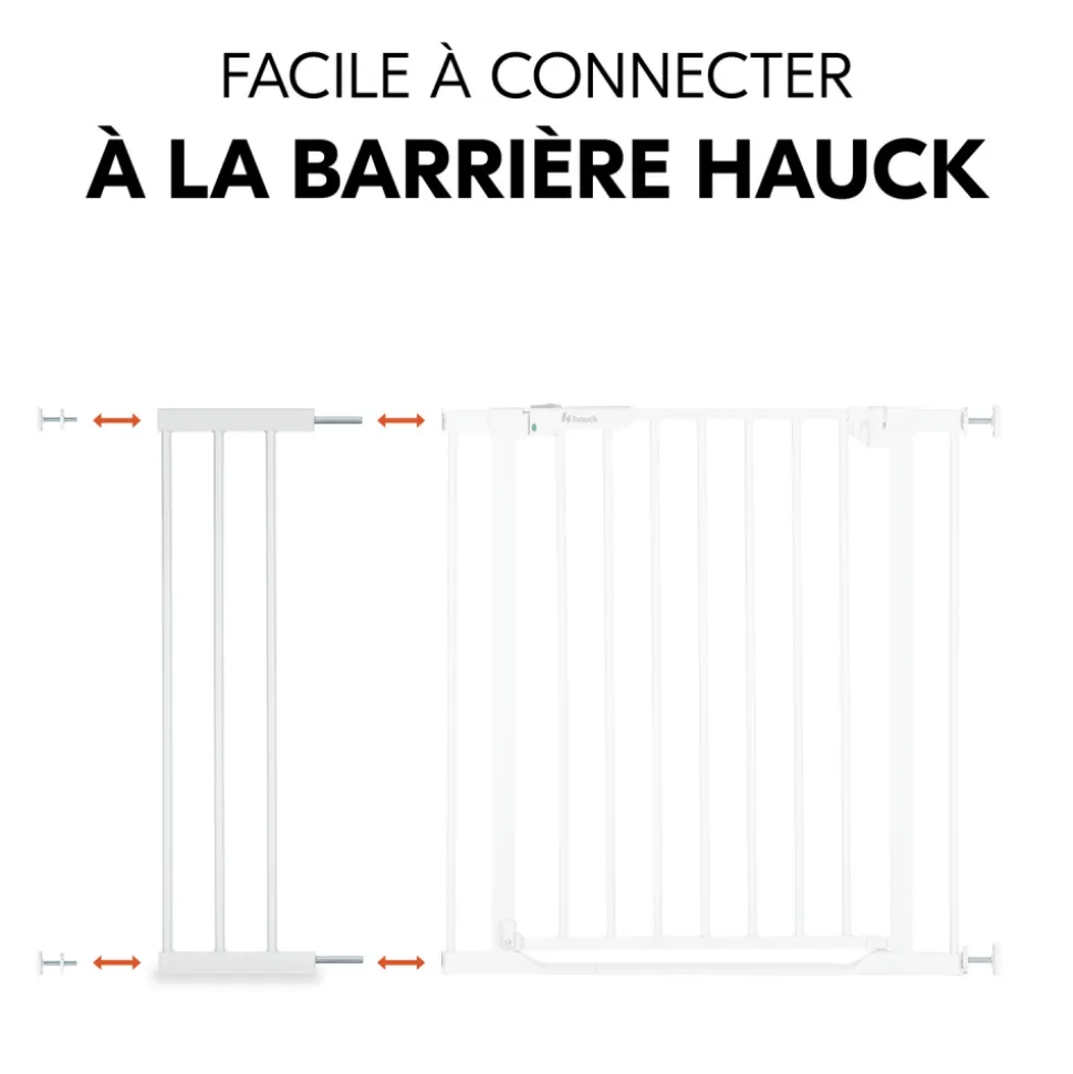 Extension pour barrière de sécurité 21 cm black
