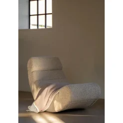 Fauteuil à bascule enfant teddy bouclettes