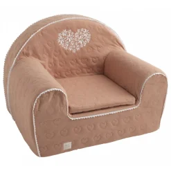 Fauteuil club bébé petit coeur