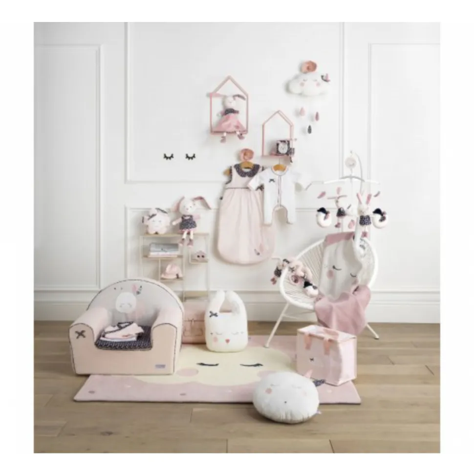 Fauteuil club miss fleur de lune