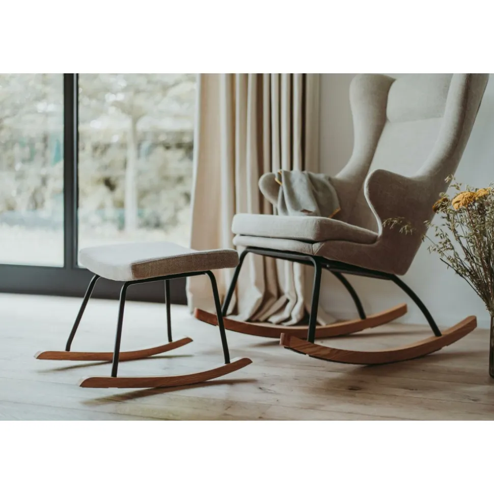 Fauteuil d'allaitement luxe argile