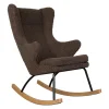 Fauteuil d'allaitement luxe bison