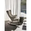 Fauteuil d'allaitement luxe crème