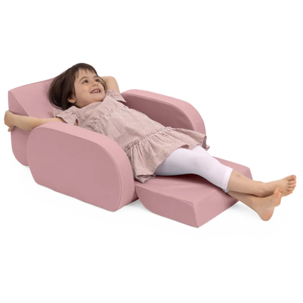 Fauteuil twist dusty pink