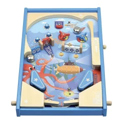 Flipper en bois pour enfant sous la mer