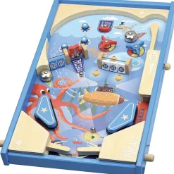 Flipper en bois pour enfant sous la mer
