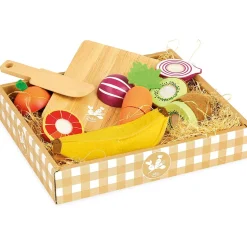 Fruits et légumes à découper jour de marché