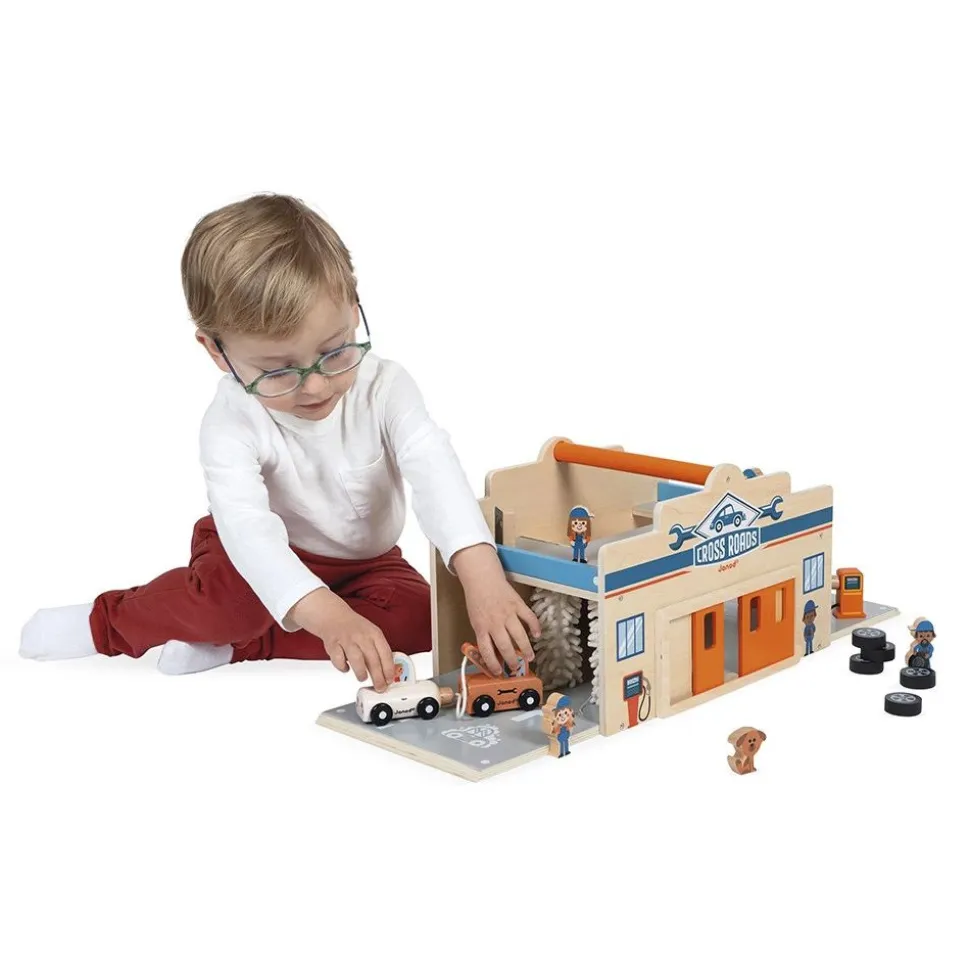 Garage en bois pour enfant cross roads