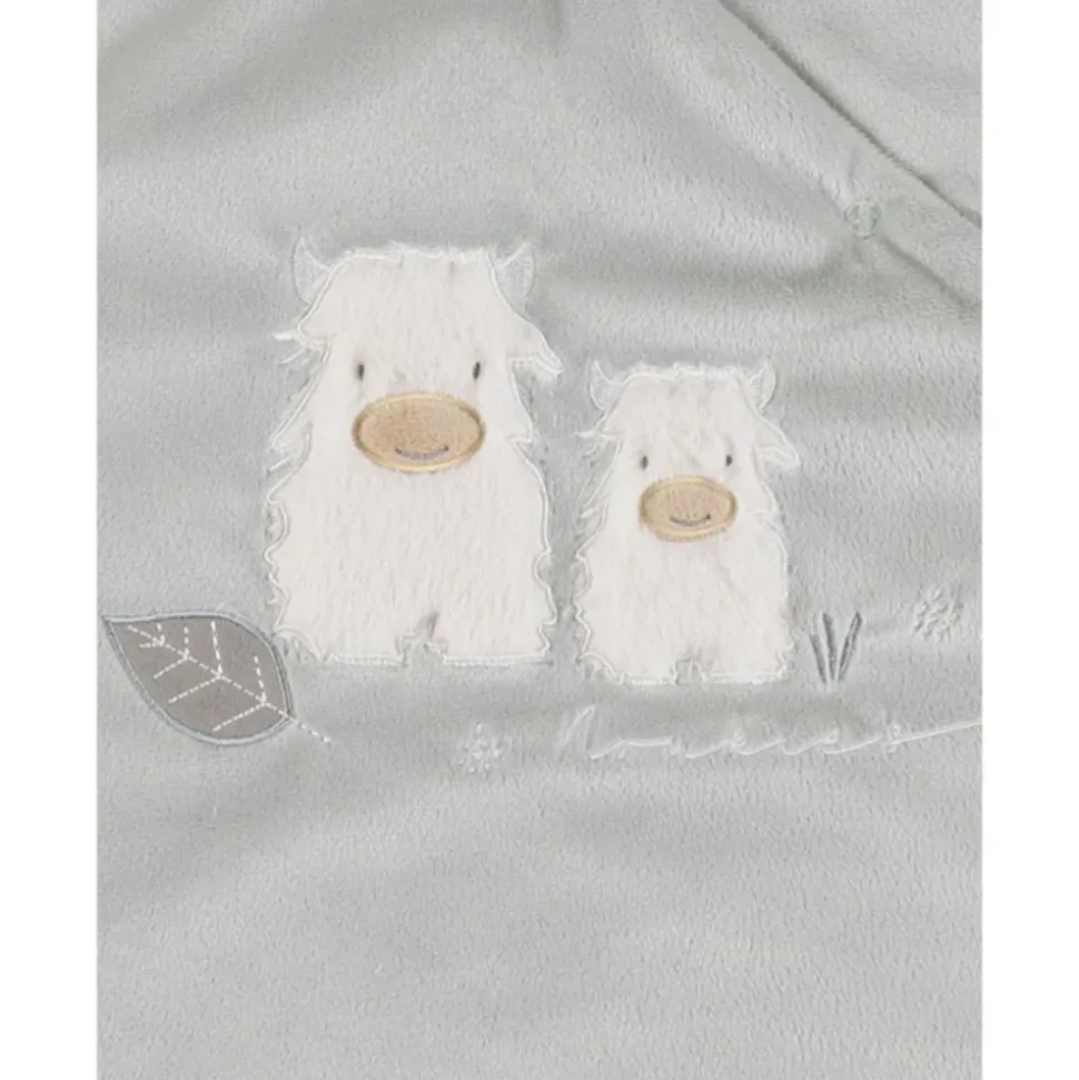 Gigoteuse bali 100cm en veloudoux - fluffy sauge