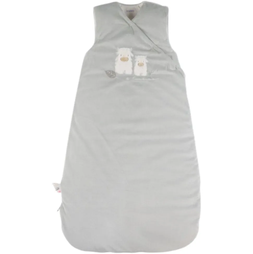 Gigoteuse bali 100cm en veloudoux - fluffy sauge