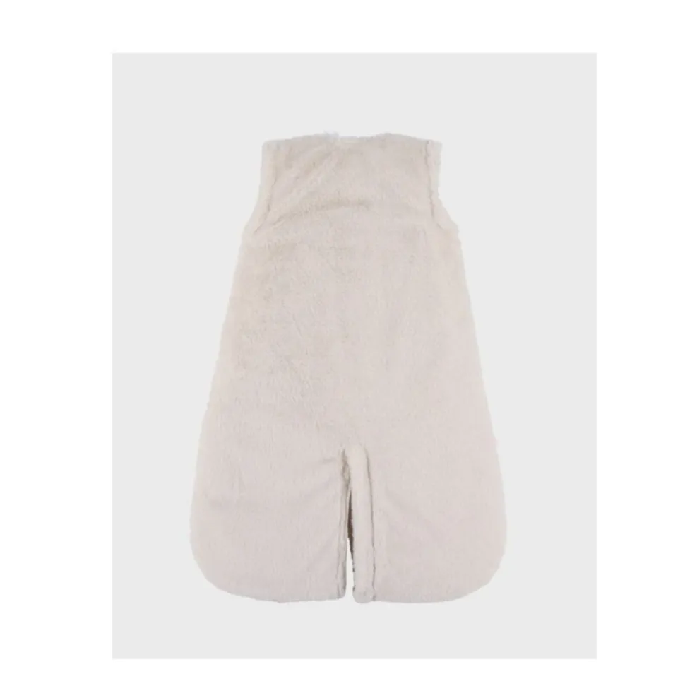 Gigoteuse bébé 70cm fausse fourrure beige mix and match