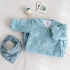 Gigoteuse bébé hiver 1-4 mois softy turquoise