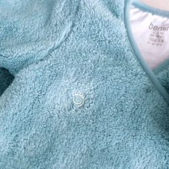 Gigoteuse bébé hiver 1-4 mois softy turquoise