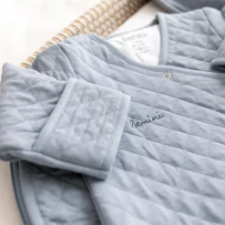 Gigoteuse bébé mi-saison 1-4 m pady quilted jersey stone blue