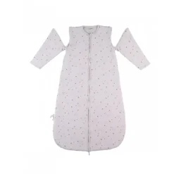 Gigoteuse 100cm coton bali, moka & snow