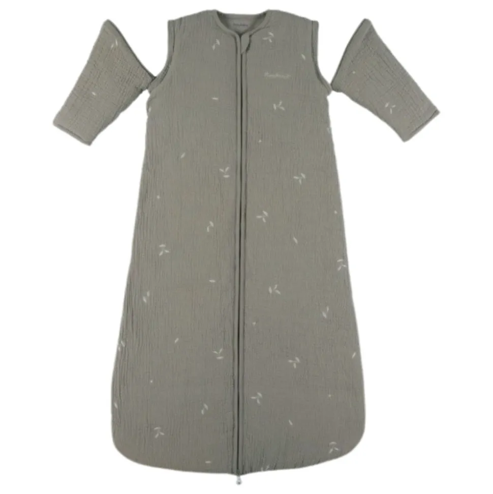 Gigoteuse 100cm jersey ouatiné kaki - mix and match