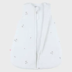 Gigoteuse 50 cm mousseline brodée - blanc