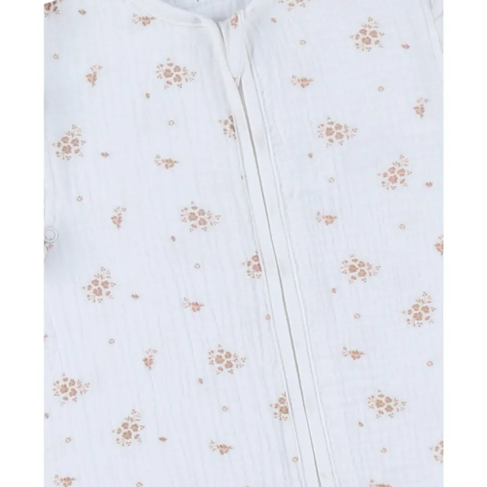 Gigoteuse 100cm, mousseline de coton bio, 6-24 mois - fleurs d'antan