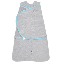 Gigoteuse d'emmaillotage été sleepsack ideal temp 3-6 mois heather grey