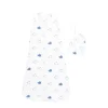 Gigoteuse en lange et coton bio 100cm blue baleine