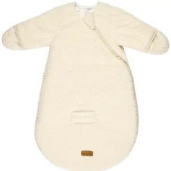 Gigoteuse hiver 0-6 mois manches teddy bouclette écru