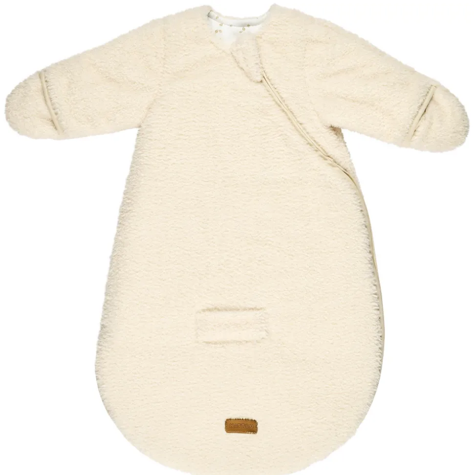 Gigoteuse hiver 0-6 mois manches teddy bouclette écru