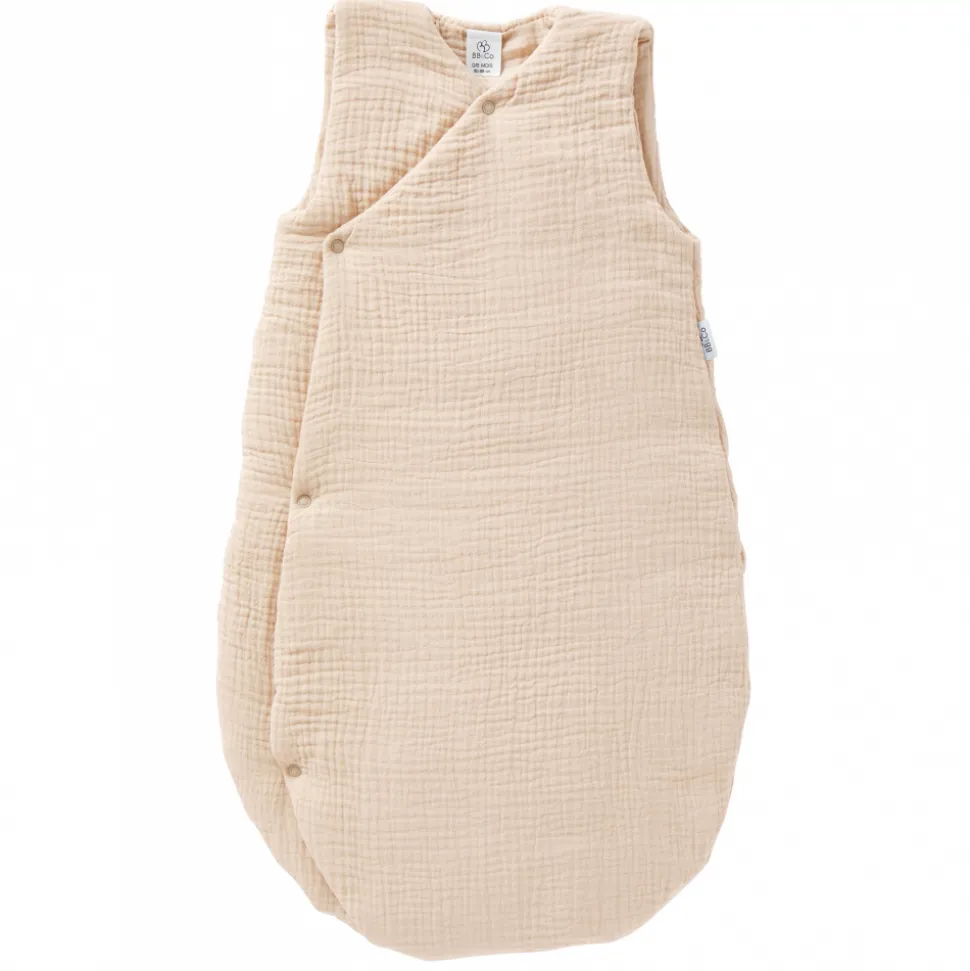 Gigoteuse kimono gaze de coton 18-36 mois biscuit