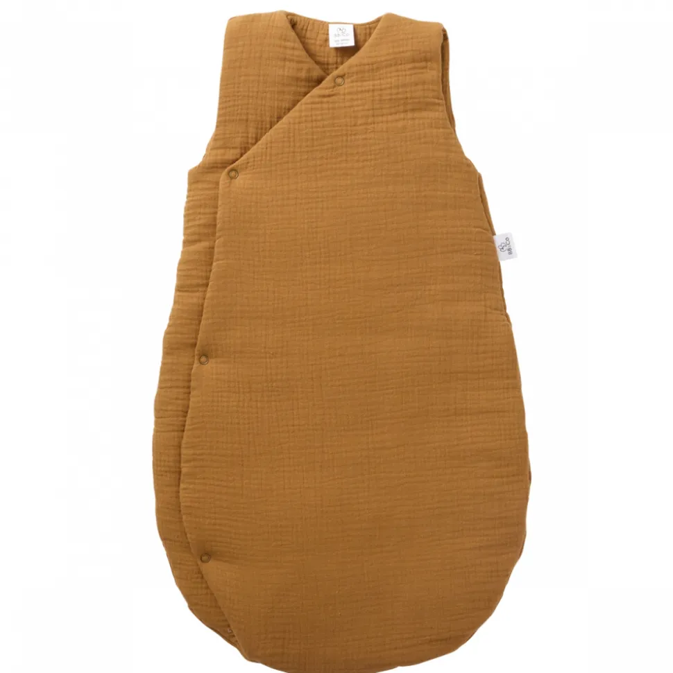 Gigoteuse kimono gaze de coton 0-6 mois havane