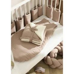 Gigoteuse kimono ouatinée en gaze mocha 6-18 mois