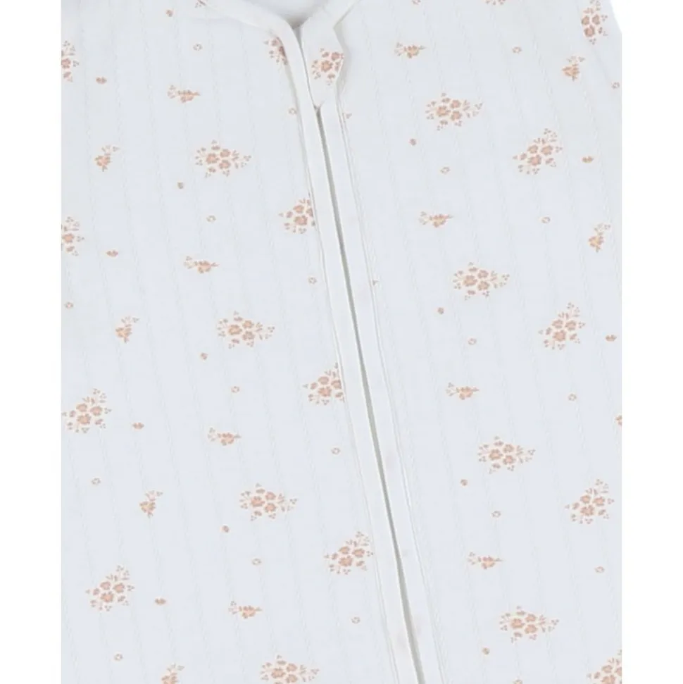 Gigoteuse nomade 70cm, coton bio, 1-6 mois - fleurs d'antan