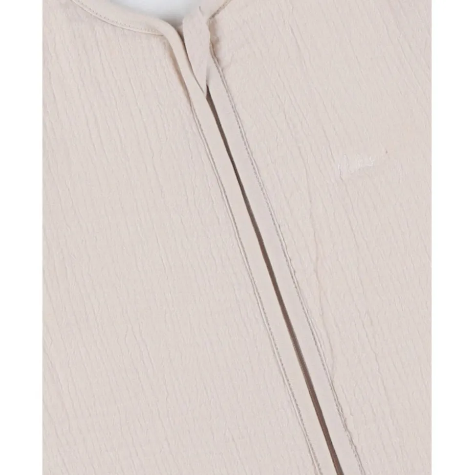 Gigoteuse nomade 70cm, mousseline de coton bio, 1-6 mois - beige