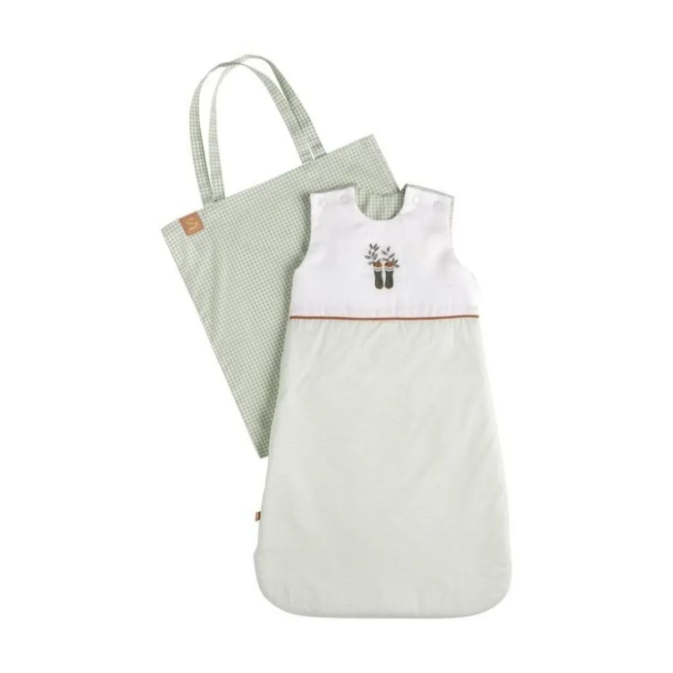 Gigoteuse ouatinée 0-6 mois rayures botanica