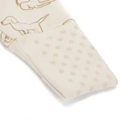 Gigoteuse à pieds avec chaussettes antidérapantes - 104 cm - beige - tog 2.5