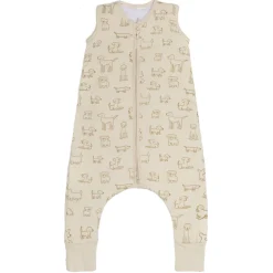 Gigoteuse à pieds avec chaussettes antidérapantes - 104 cm - beige - tog 2.5